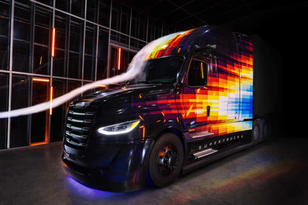 Freightliner SuperTruck II aerodynamics