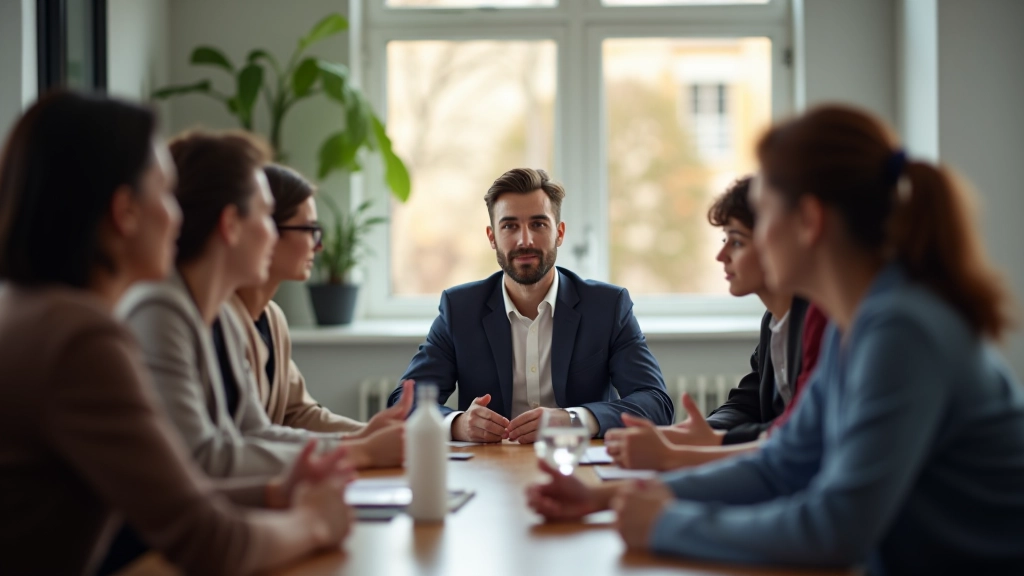 Sessão de inteligência emocional em contexto corporativo