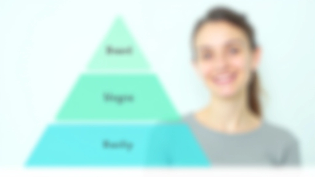 Diagrama visual mostrando a estrutura em cascata de objetivos anuais, marcos trimestrais e ações mensais em cores coordenadas